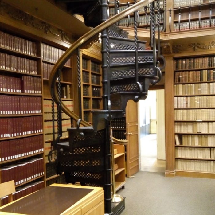 Spiral Staircase – Great Law Library – Osgoode Hall – Toronto, ON Spiral Staircase - Great Law Library - Osgoode Hall - Toronto, ON
